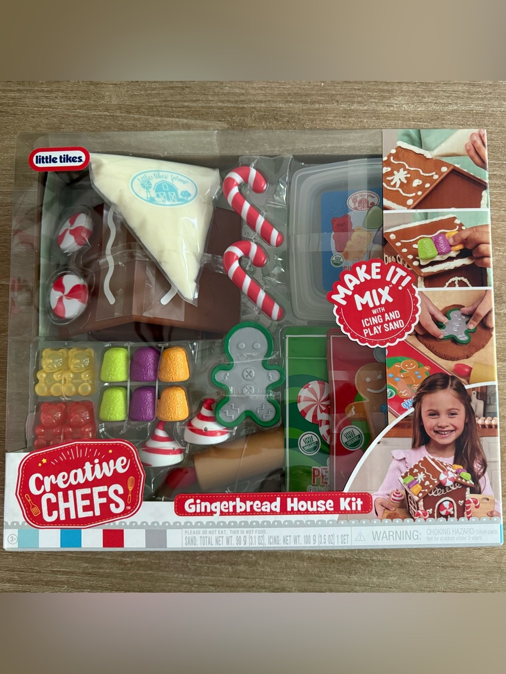 Little Tikes Creative Chefs Gingerbread House Making Kit Holiday Craft Toy NEW!
